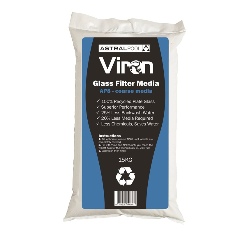 AstralPool Viron AP 8 Glass Filter Media Coarse 15kg AstralPool
